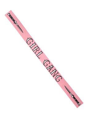 Genuine Leather Girl Gang Women's Belt - Cute Funny Pink Knife Punk Apparel NWT